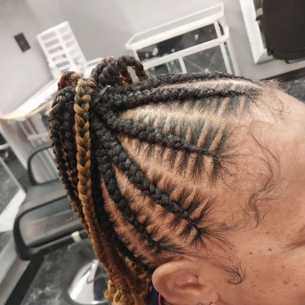 Adult Braids With Extensions