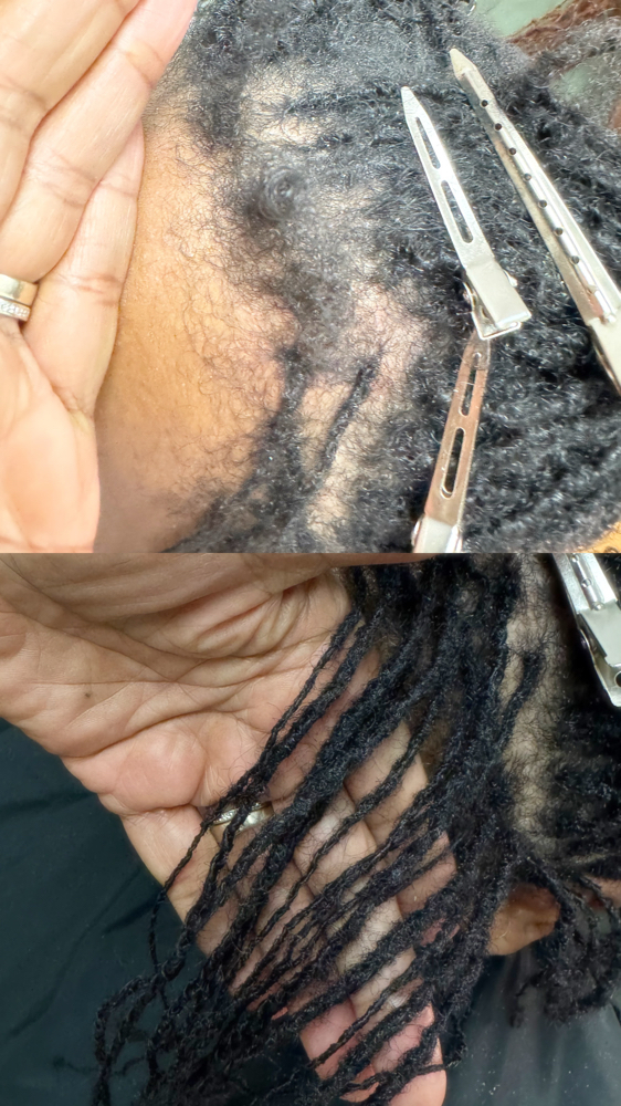 Loc Reconstruction at Lovelylocs Natural Hair Care in MORENO VALLEY, CA