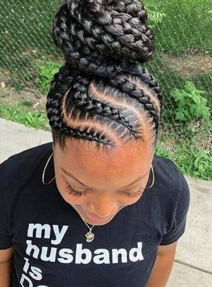 Braided Up To Bun