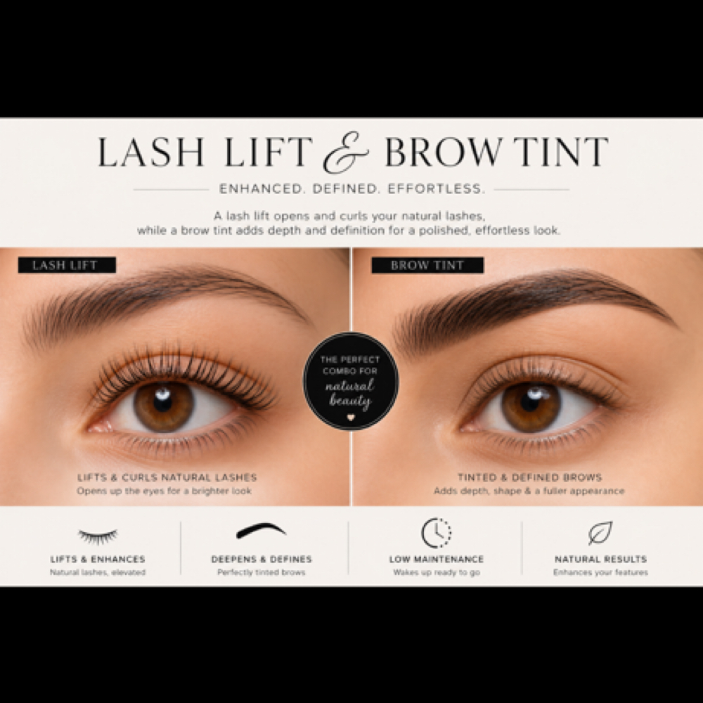 Lash Lift and Brow Tint at Deluxe Lash Extensions in Novi, MI
