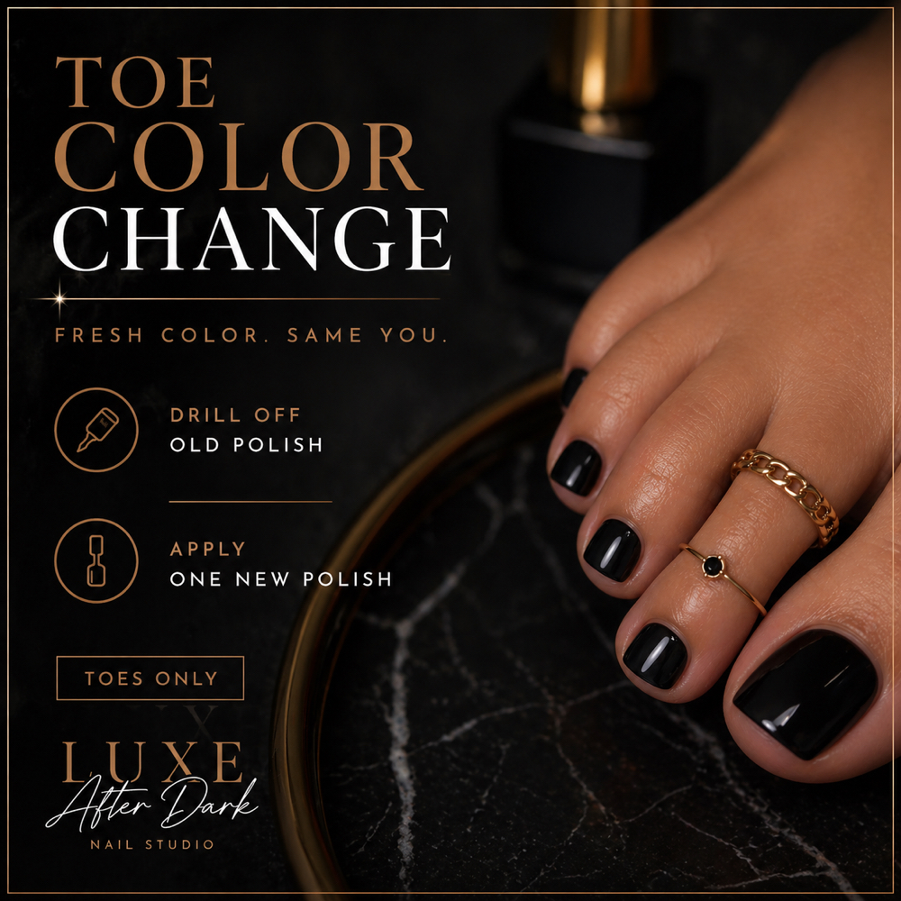 Color Change Feet at Luxe After Dark in London, OH