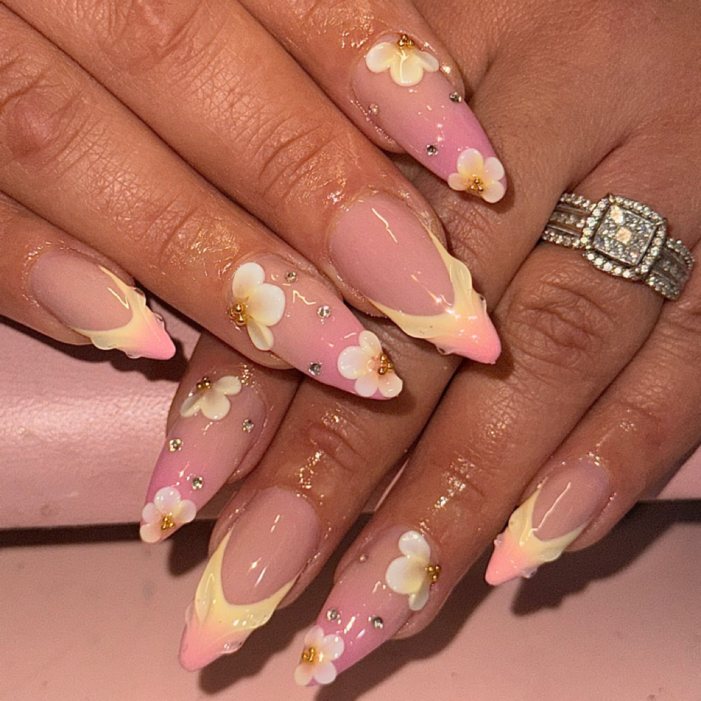 Medium Acrylic Refill at Kaisha Nailz in Lawrence, MA
