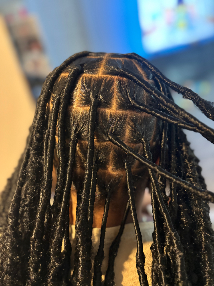 Faux locs(price varies) at Crowned by Lexx in Gpt/Biloxi, MS