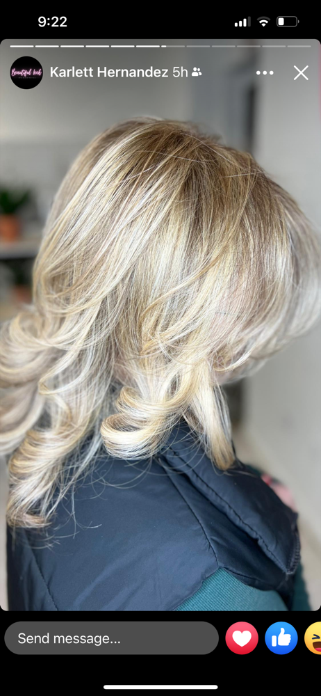 Full Highlights + Blowout at Styles By Melissa in Fitchburg, MA
