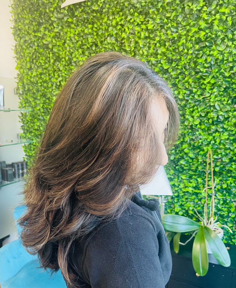 Wash cut and style