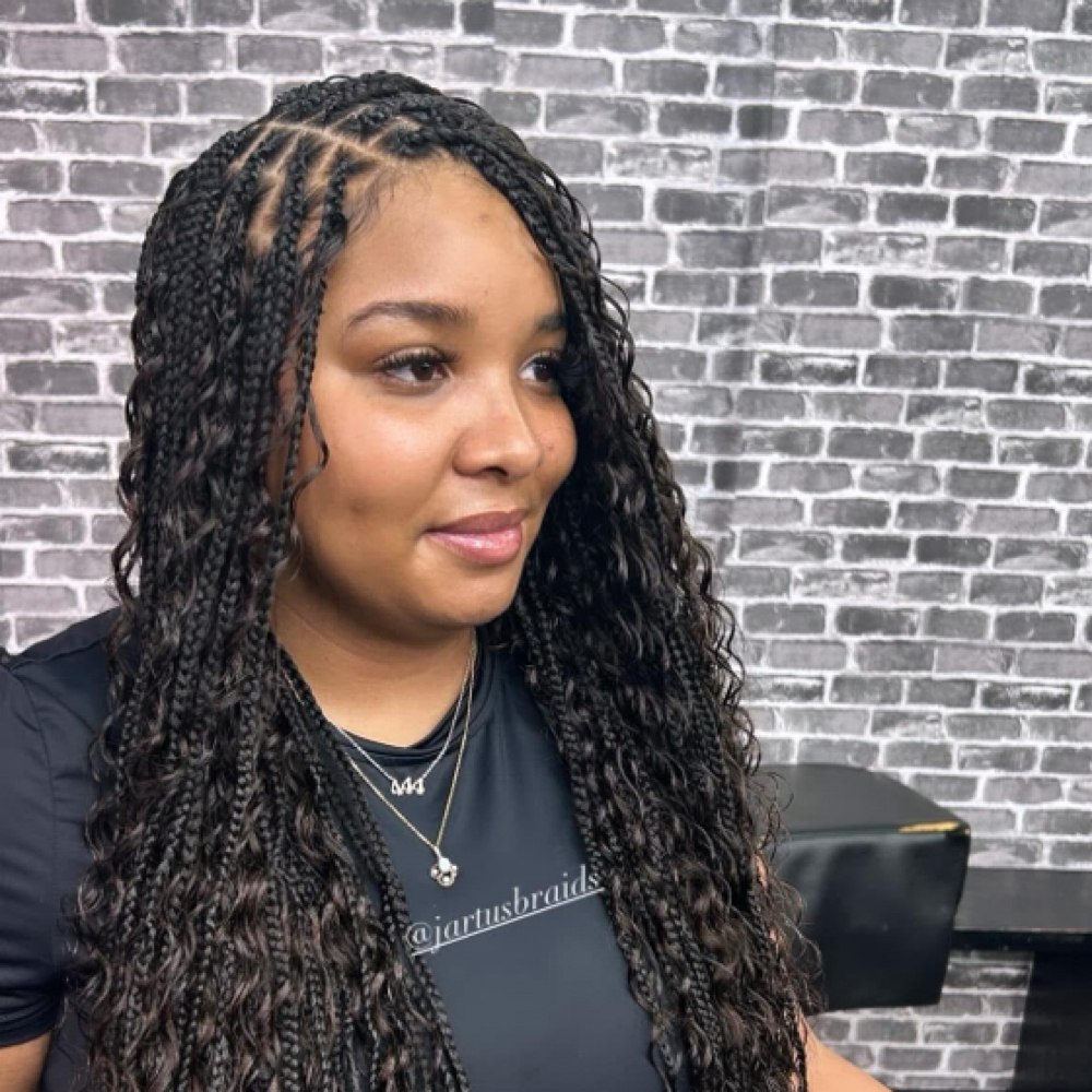 Luxury Boho Knotless (hair Included at Jartu's Braids beauty bar π±π· in Monroe, LA