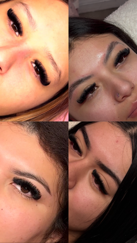 Mega volume fullset at LASHESBYYNEZ in Rialto, CA