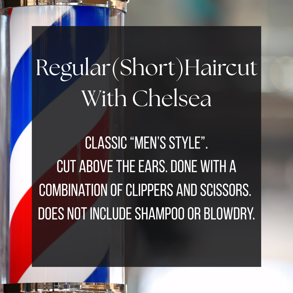 Regular (short) With Chelsea at Chelsea’s Barber Shop in Andover, MA