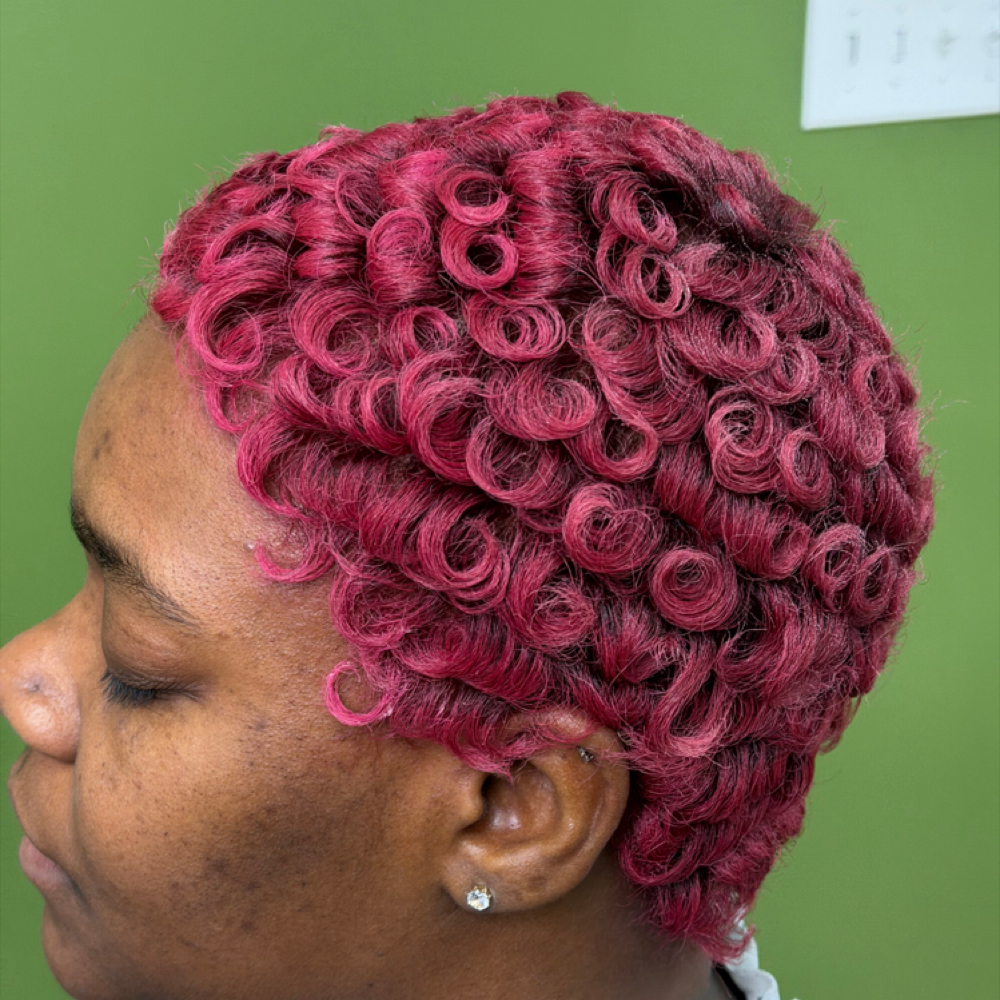 Silk Press + Demi Color Refresh Exp at Styles By Angela Renee in Md, MD