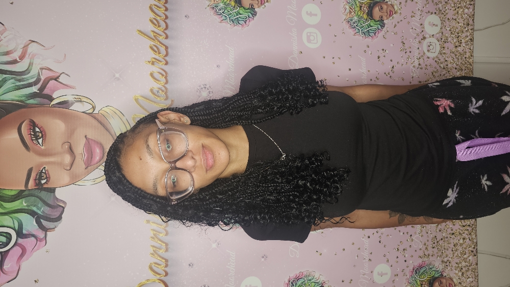Bob Length Knotless Braids