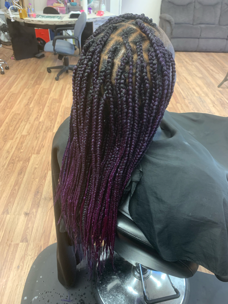 Medium Box Braids