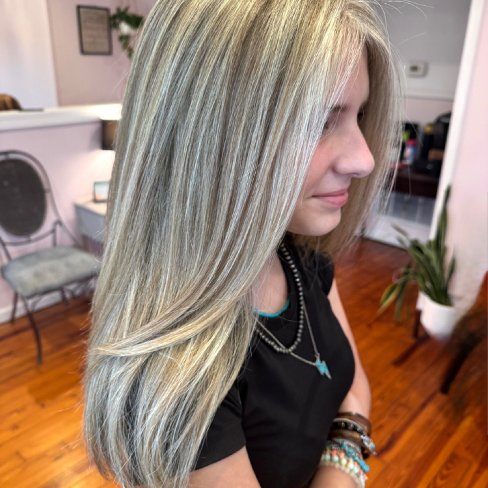 Full Heavy Hilight Haircut And Styl at Shannon at The Hair Parlor in Lee, FL