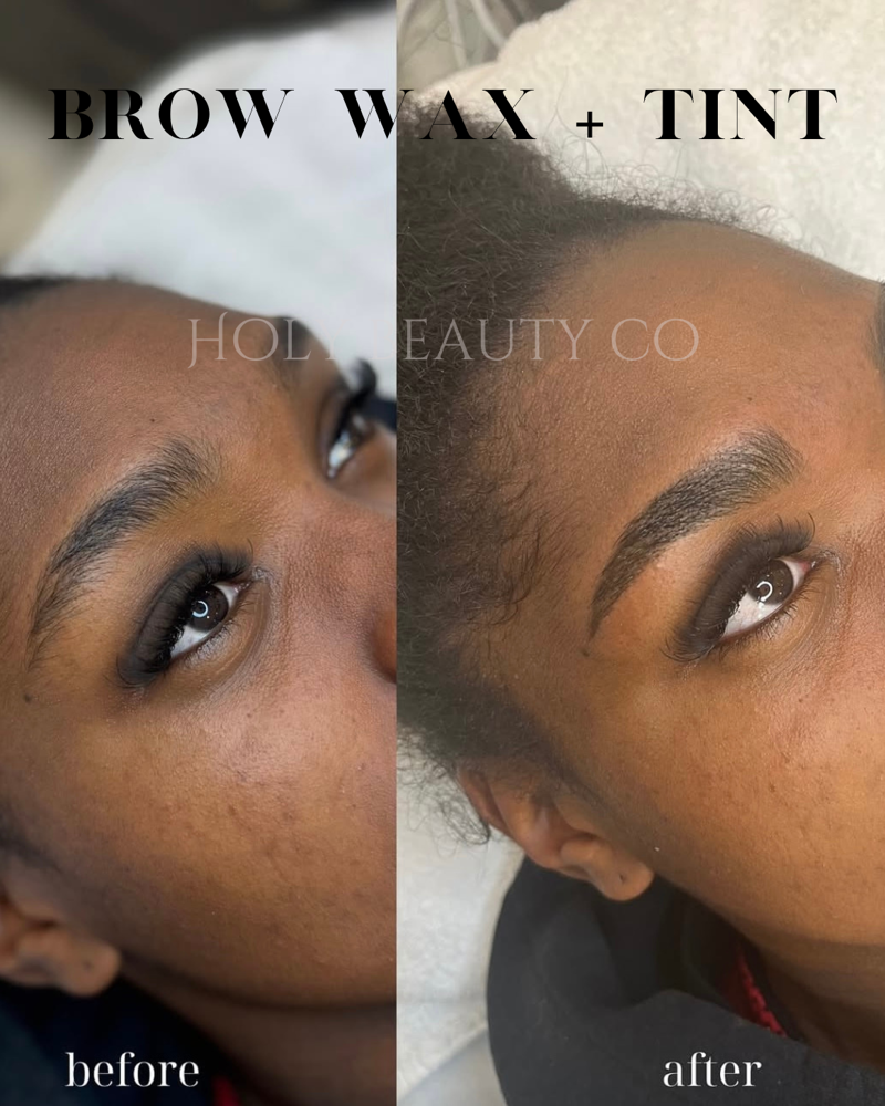 Eyebrow Wax + Tint at Holy Beauty Co in Kennewick, WA
