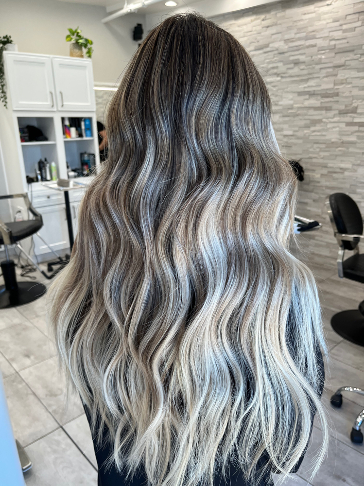Balayage/ Full Highlight at styledbystar in Stockton, CA