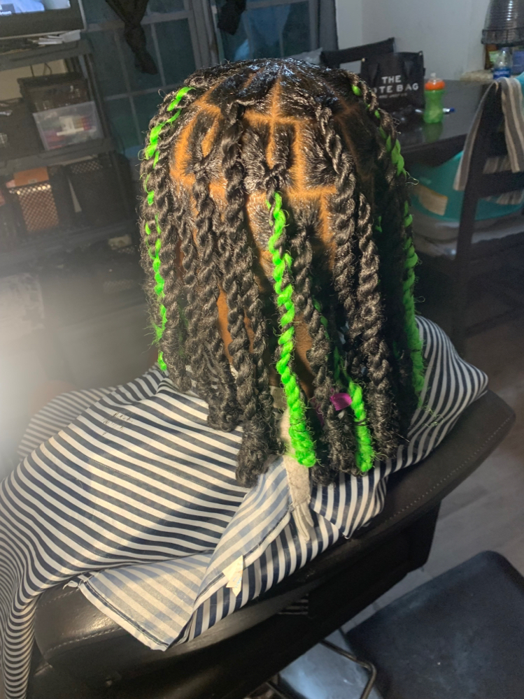 Kids invisible locs
