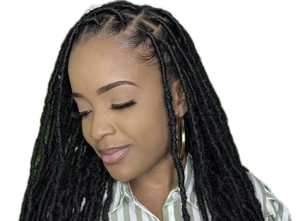 Faux Locs at Sue’sGiftedHands in Midlothian, VA