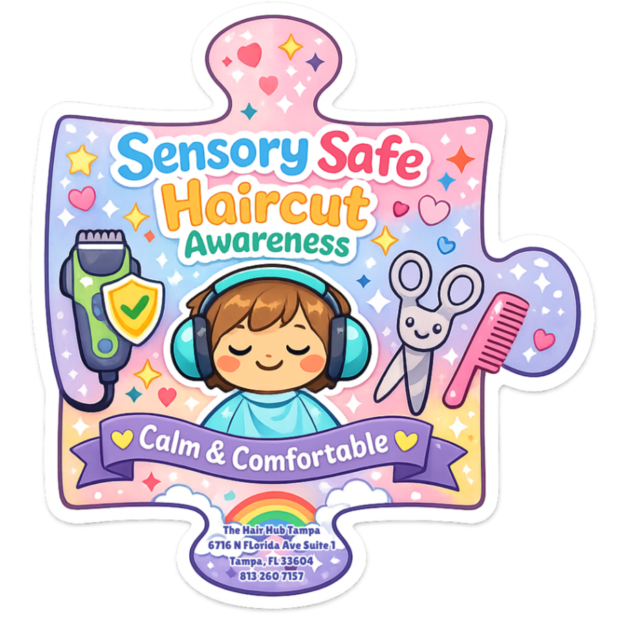 Sensory-Safe Haircut at The Hair Hub Tampa in Tampa, FL