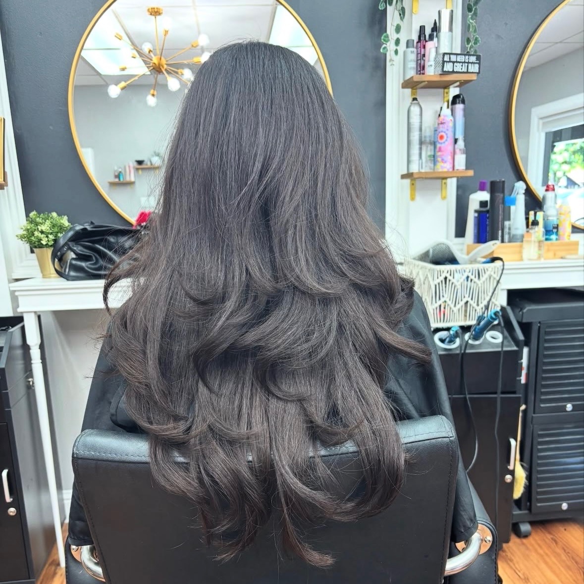 Women's Haircut Blowdry/ Style at Top Shelf Beauty Bar in Modesto, CA