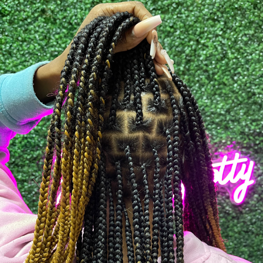 ✨Small Knotless Braids at DSCVR Artistry in Columbus, GA