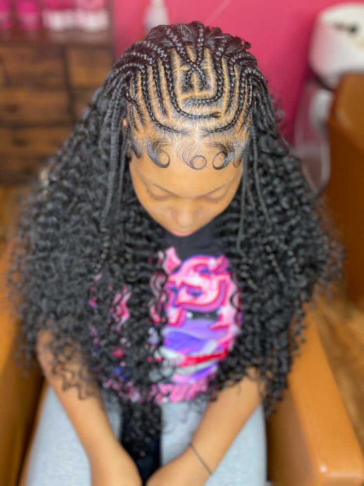 Fulani Braids And Sew In