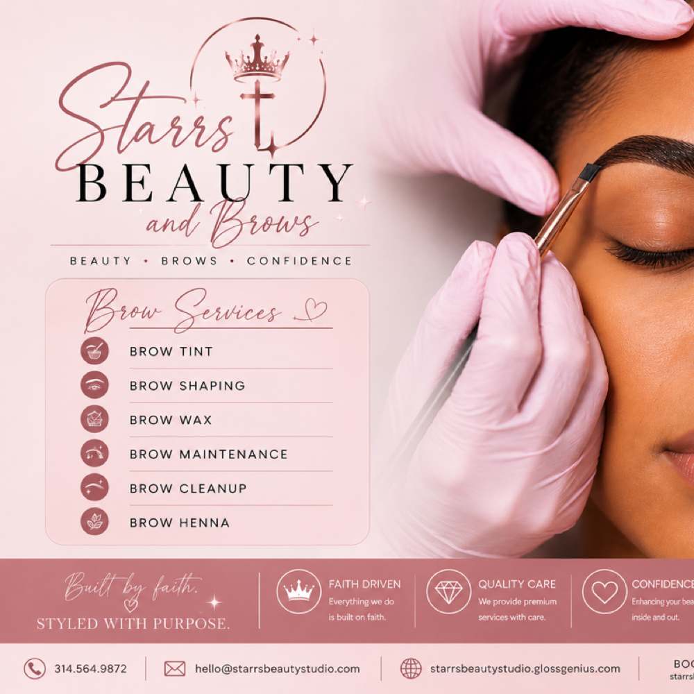 Henna Brows + Wax & Shape at Starr's Beauty Studio in St. Louis, MO