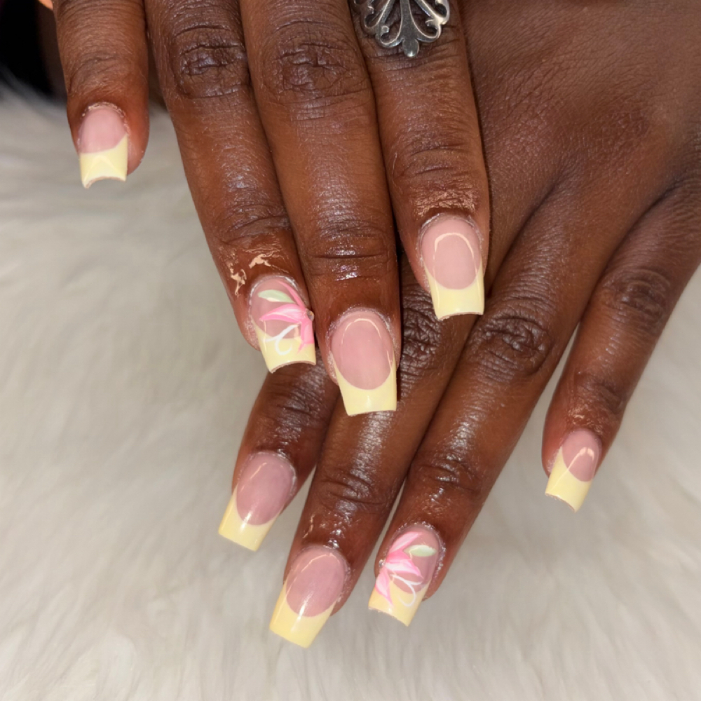 French Tips at Starr Struck Nails in Denver, CO