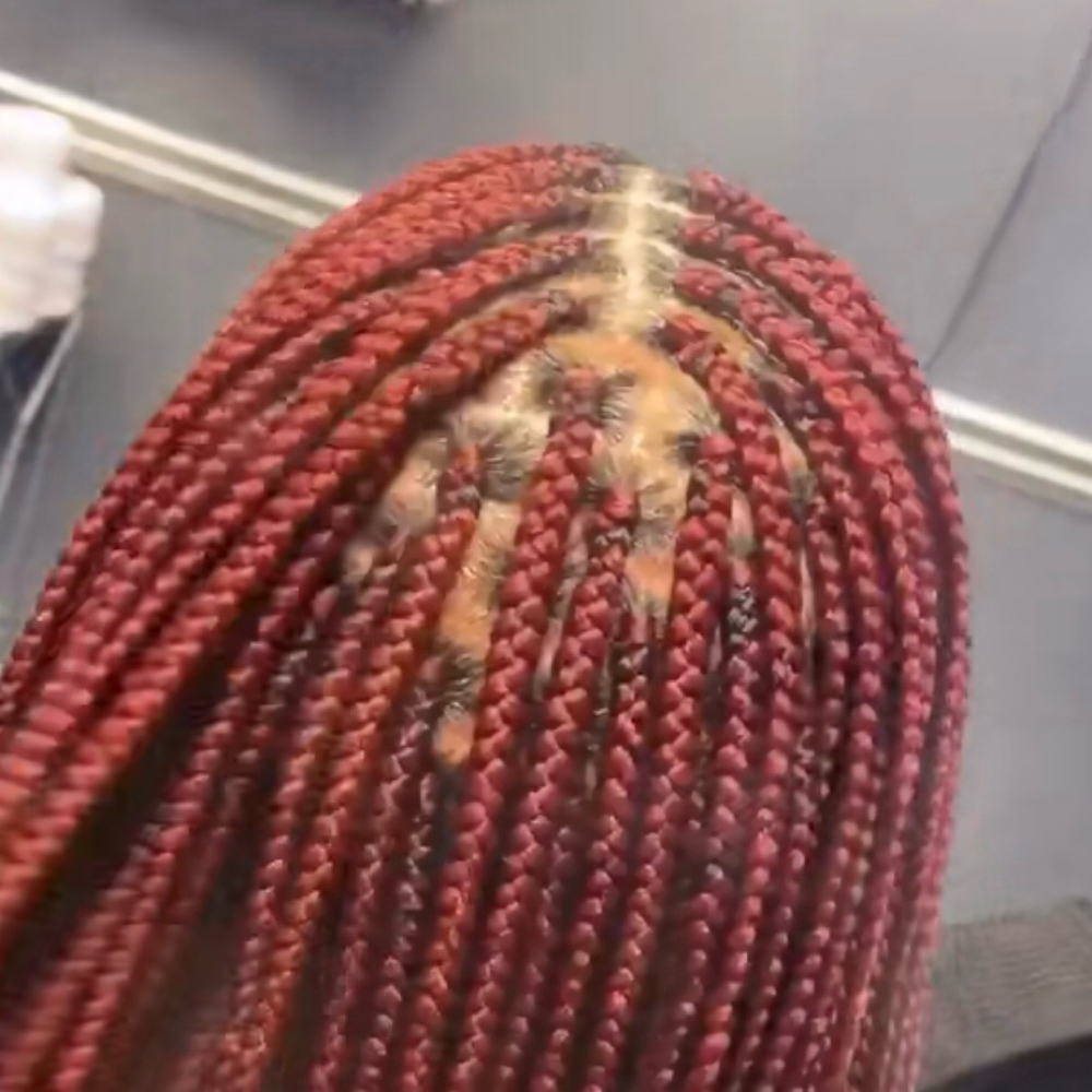 MEDIUM BOX BRAIDS at Quin's Hair Braiding in Upper Marlboro, MD