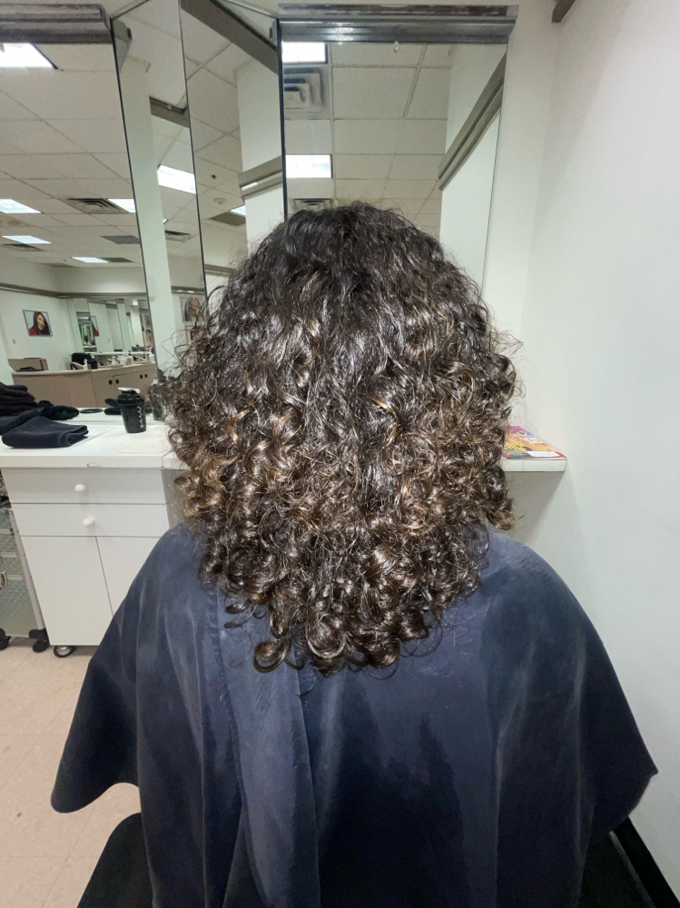 Curly Cut at Refined Beauty in Middletown, CT
