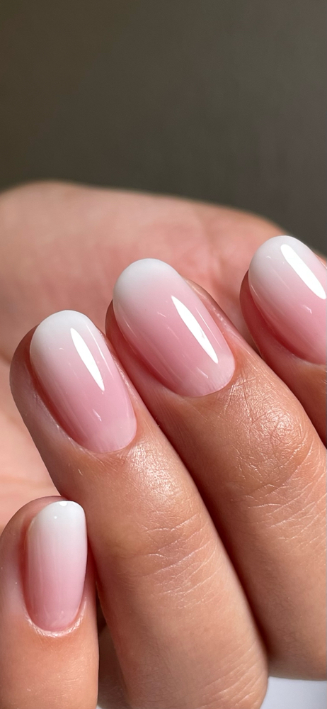 Manicure + Milky Gradient