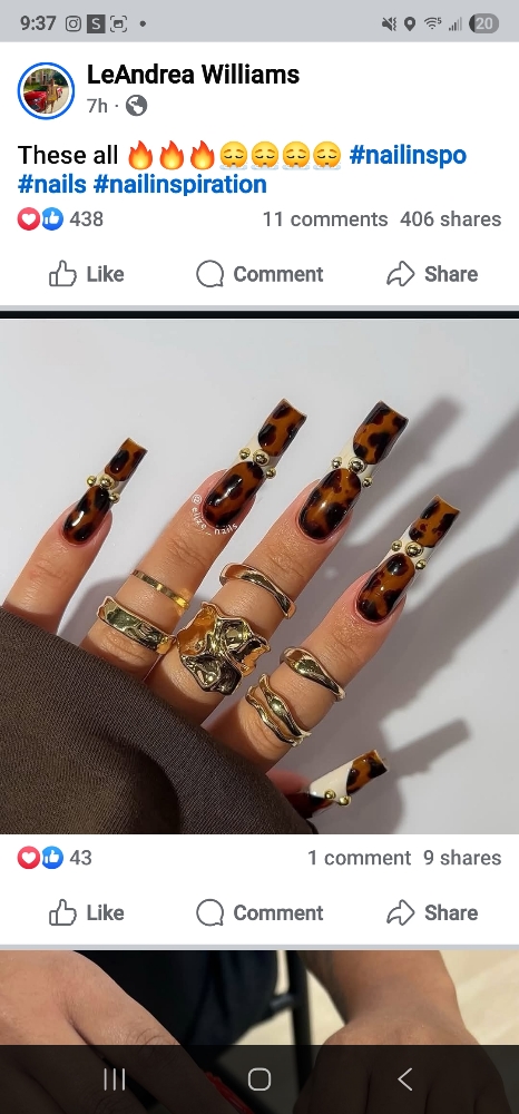 XL/XXXL Acrylic Set at IC_NAILZ in Twin Falls, ID