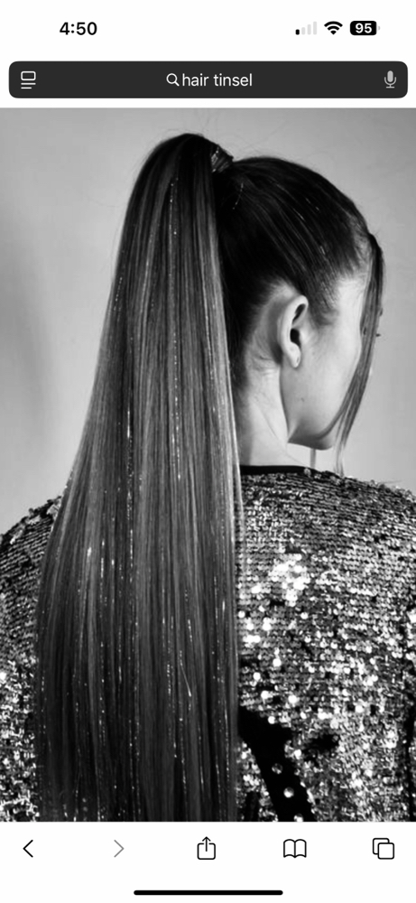 Hair Tinsel at Core Beauty. in Grand Rapids, MI