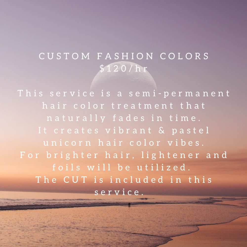 Custom Fashion Color