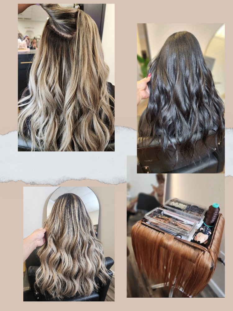 Hair Extension Install at Paloma Jimenez in Odessa Tx, TX