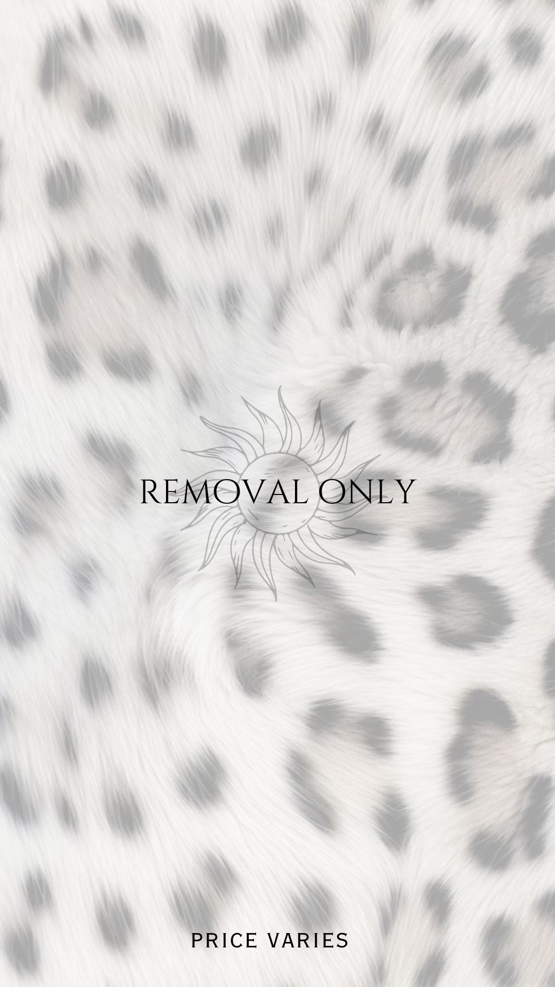 REMOVAL ONLY
