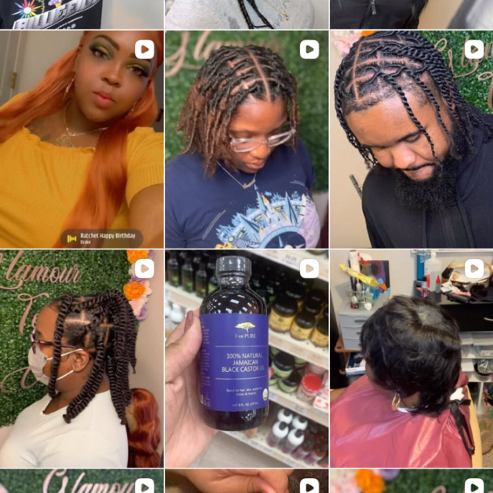 Sleek Braided Ponytail at Glamour Touch by Che' in Durham, NC