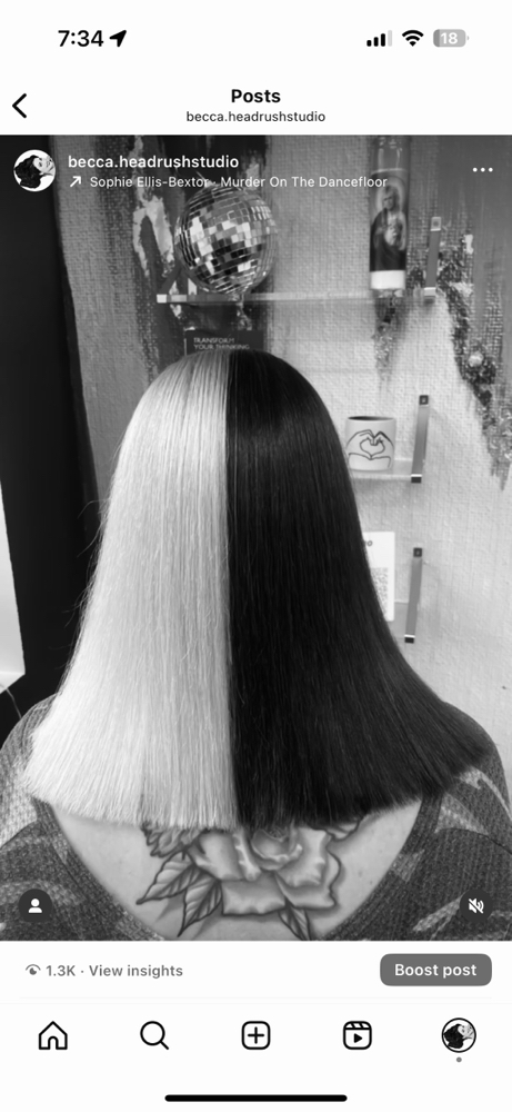 Foilyage/Balayage & Cut at Head Rush Studio in Audubon, PA