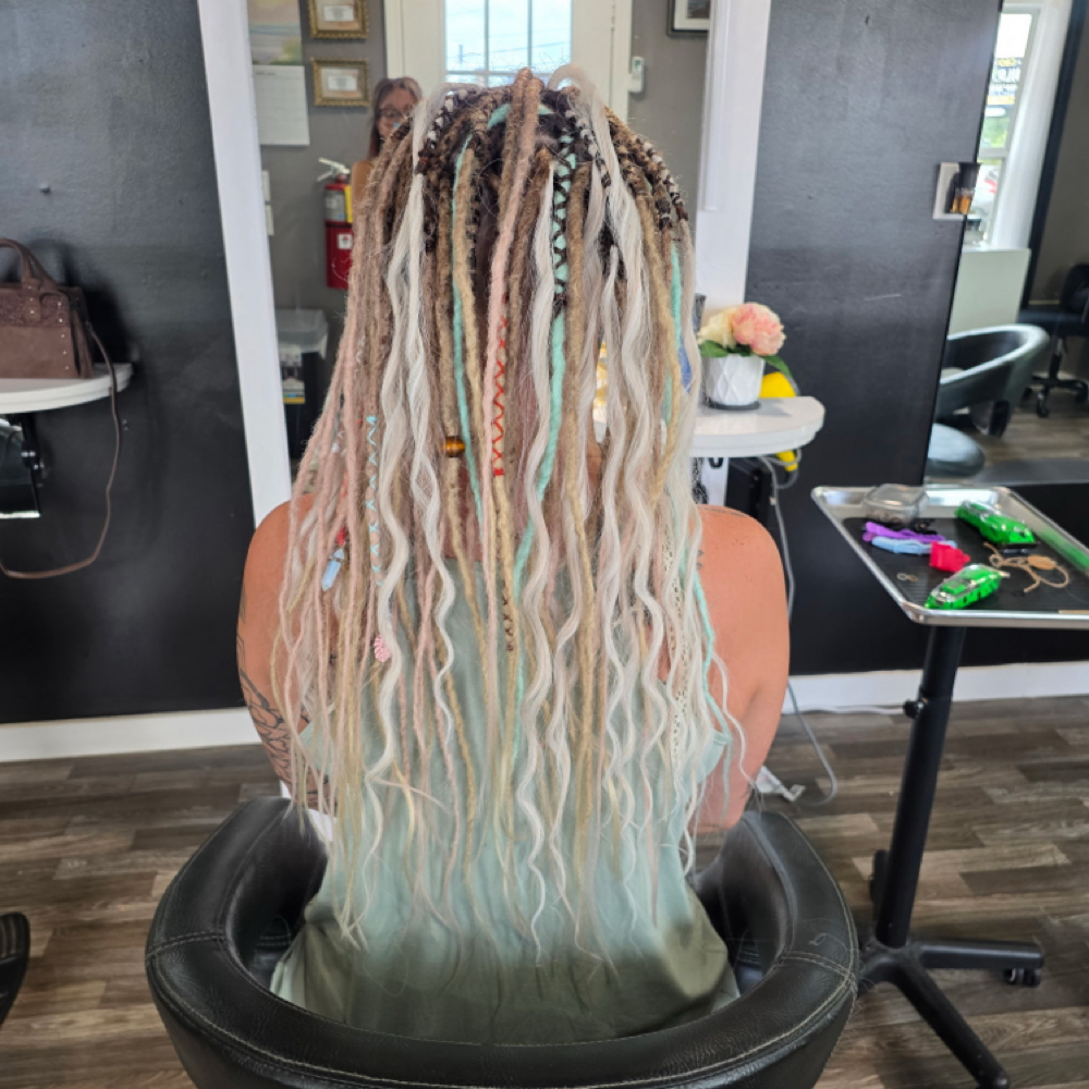 Double ended extensions at Hair By Sam in Cornelia, GA