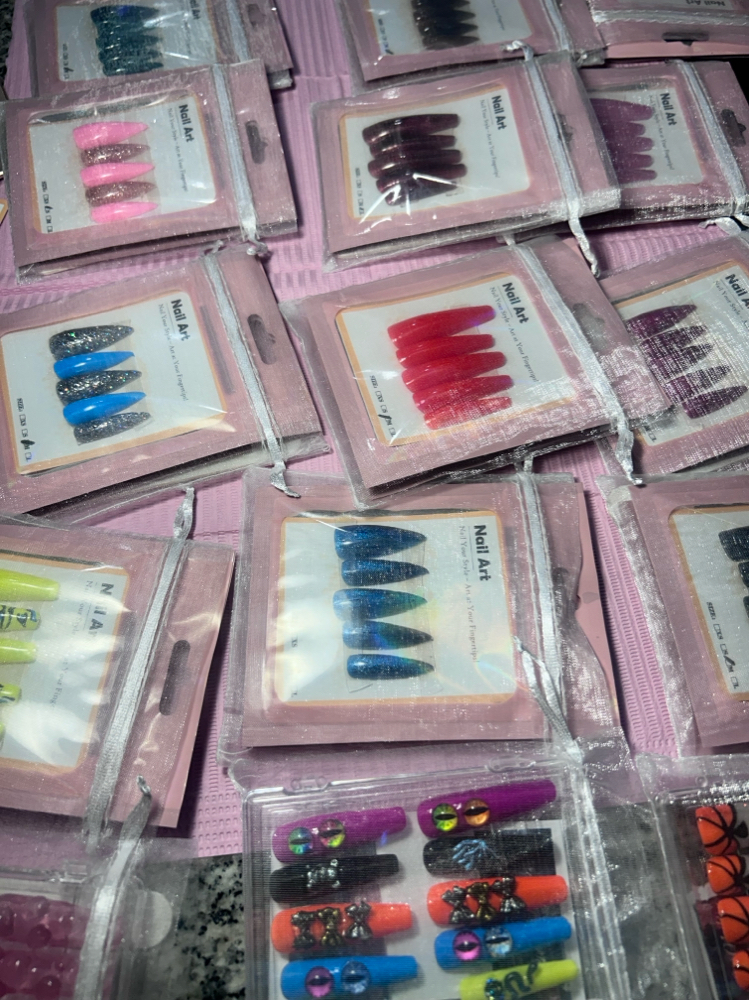 Custom Press On Nails Deposit at Serenity Lux Nails in Charlotte, NC