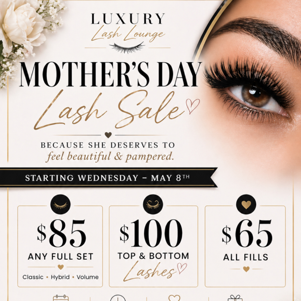 $65 FILL IN at Luxury Lash Lounge in Cartersville, GA