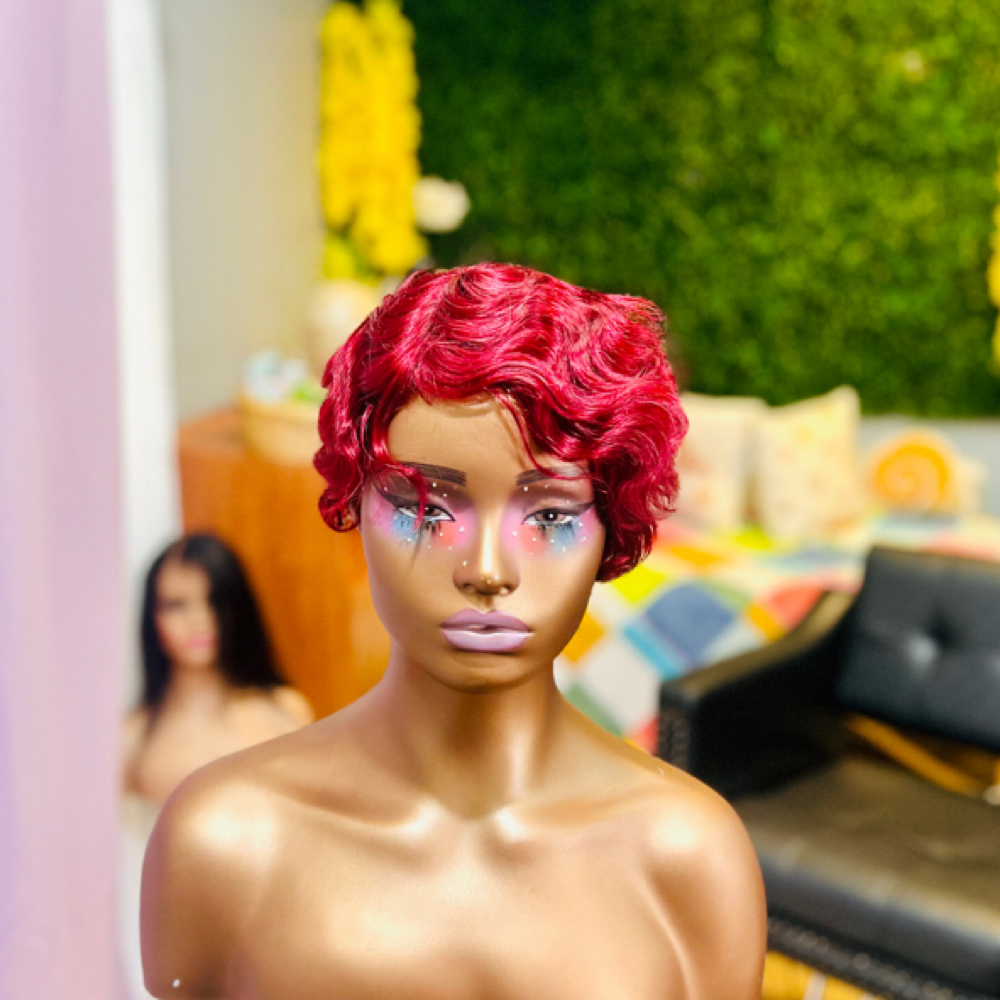 Pixie Cut/ Finger Wave Wig