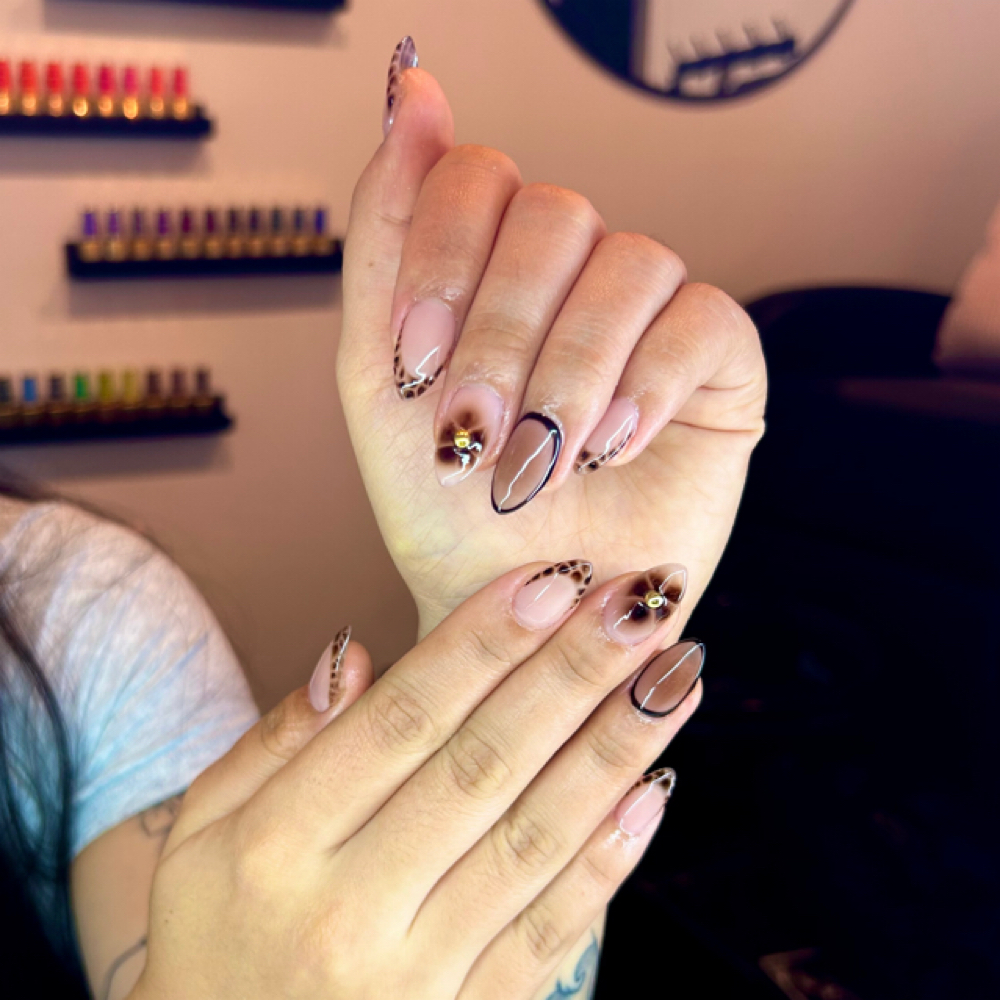 Gel X | Tier 3 Nail Art at The Nail Genie in Wailuku, HI