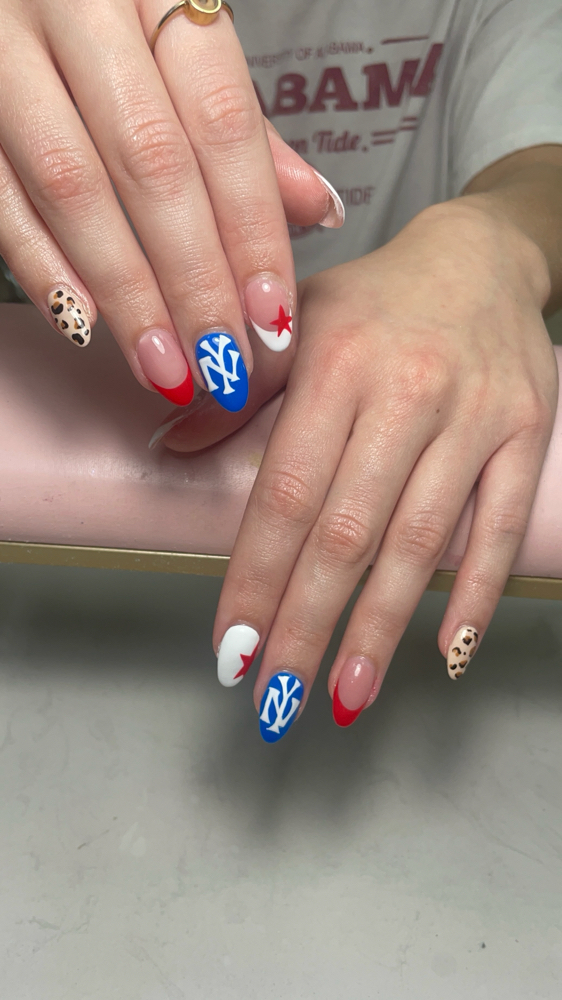 Acrylic Overlay Fill-in at Britt’s Nailz in North Charleston, SC