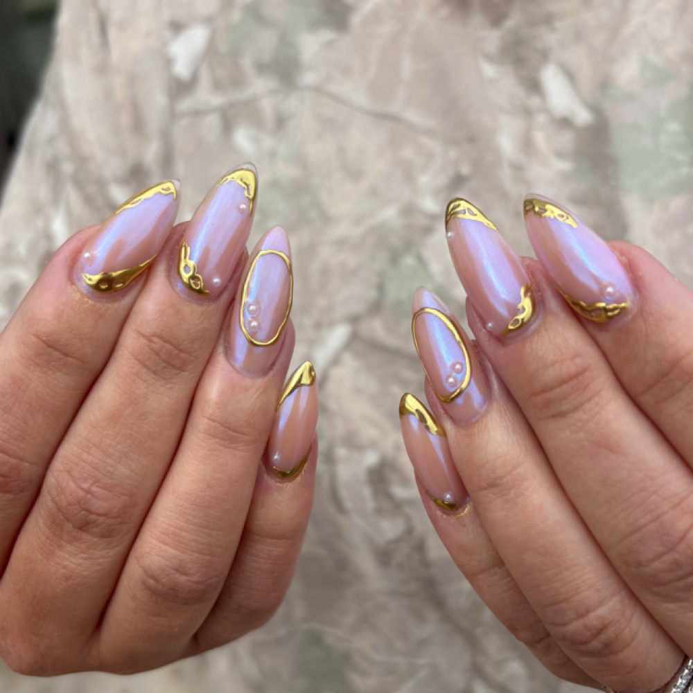 Hard Gel Full Set With Extensions at VICI Beauty and Spa in Boardman, OH