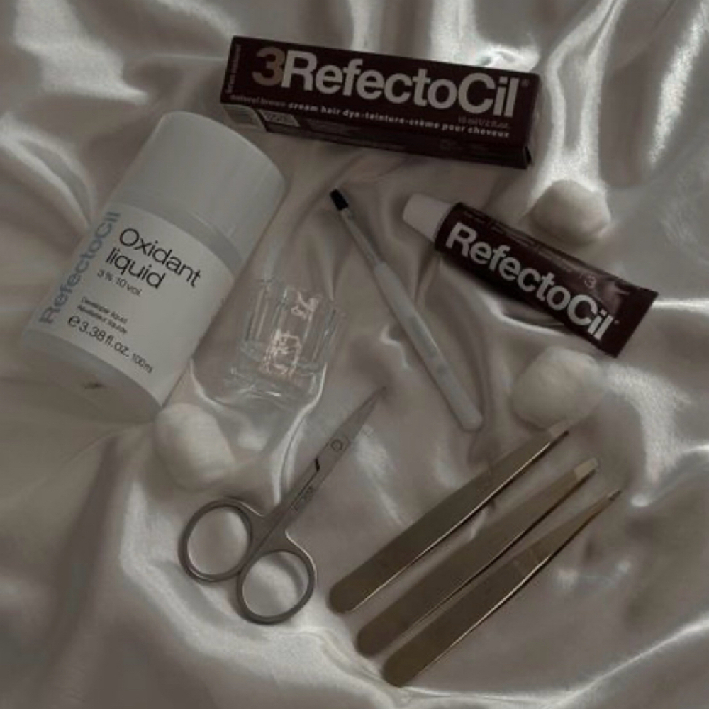 Brow tint + wax + trim at Bae's Beauty Esthetics in Milan, TN