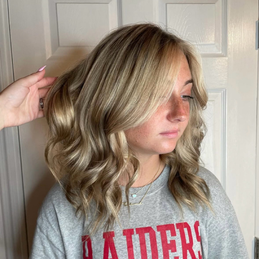 Full Head Two-Tone Highlight at HairrbySarahh in Patchogue, NY