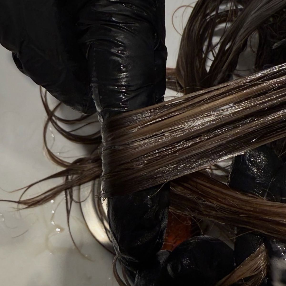 Hair gloss treatment + Blowout at Millennium 2000 in South Gate, CA