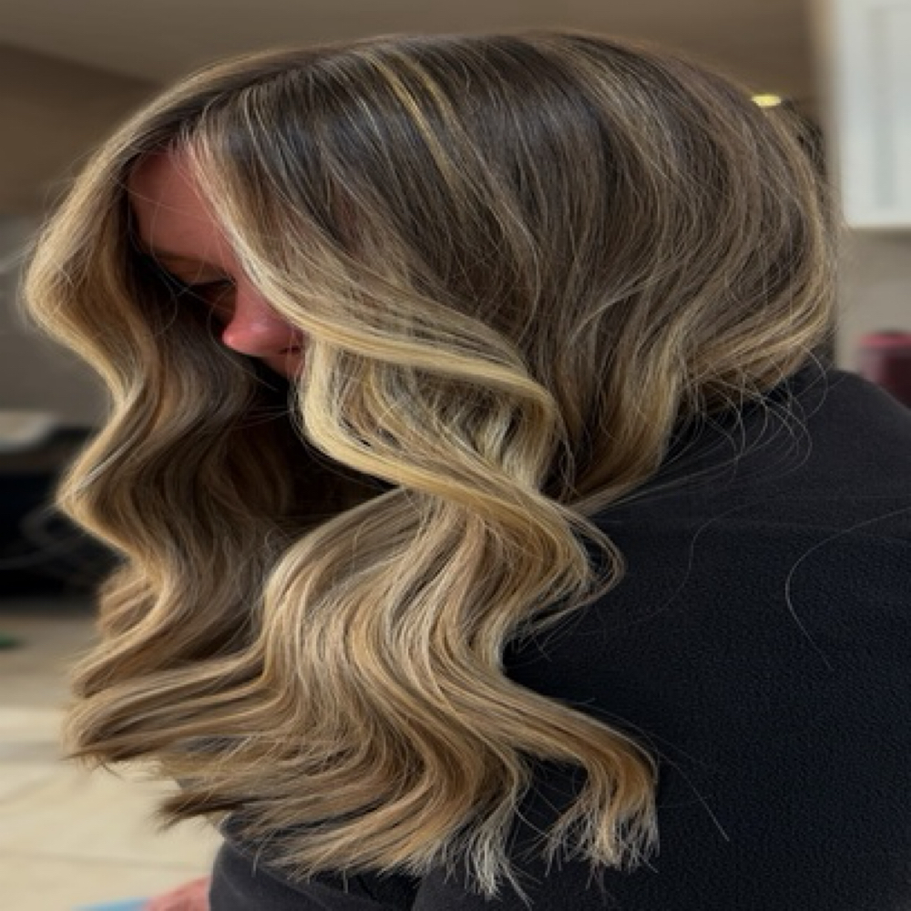 Balayage And Root Touch Up at Sorella Studio in Fremont, CA