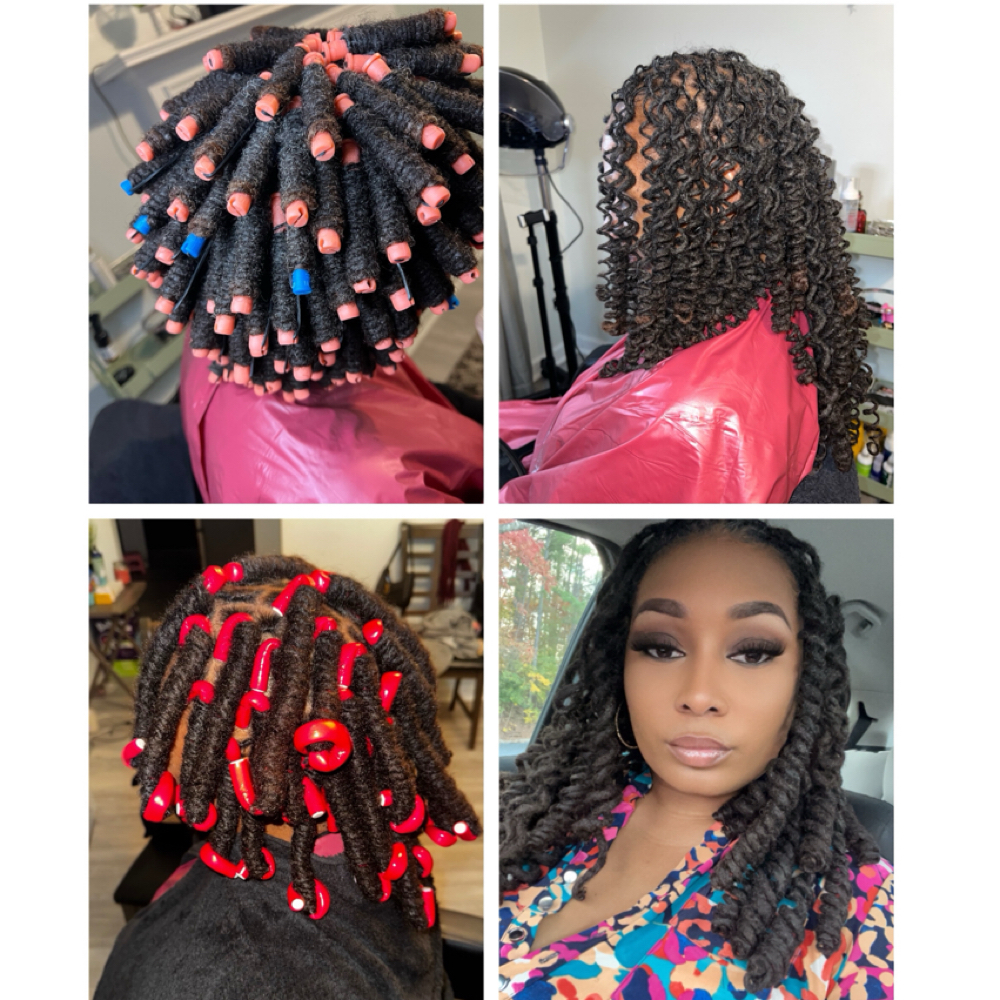Style With Curls at Naffys Raw Locs LLC in Covington, GA