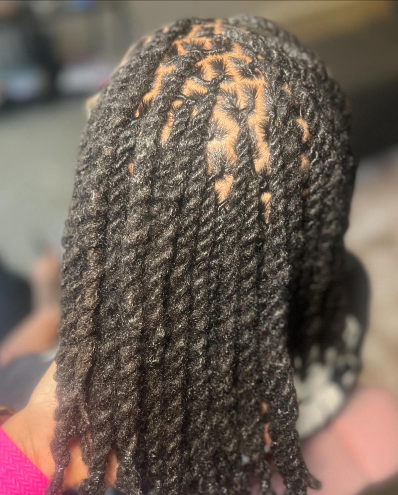 Retwist Style (below Mid Back