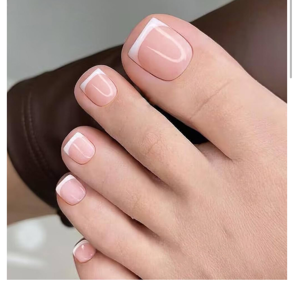 Add Gel French On Toes